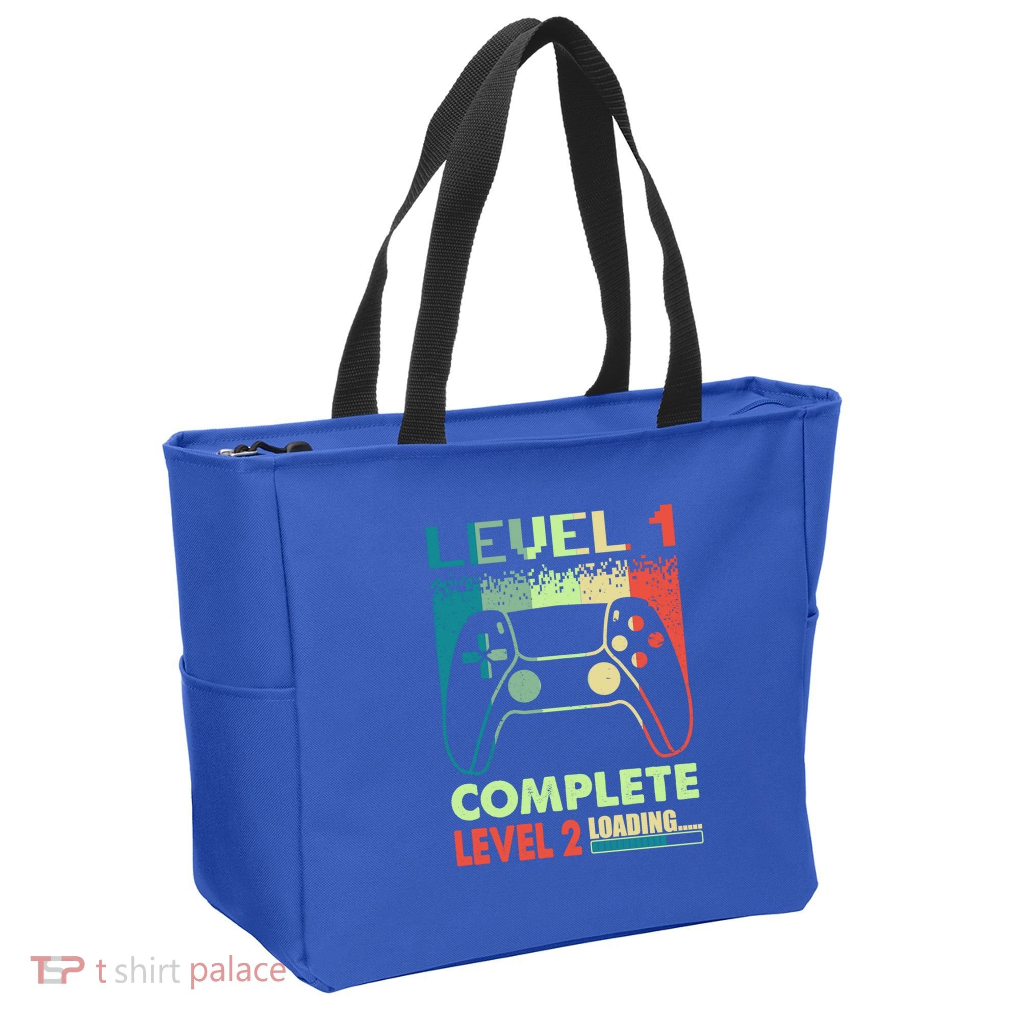 Level 1 Complete 1 Anniversary 1st Wedding Anniversary Gamer Gift Tote Bag