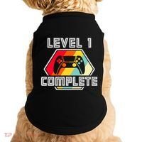 Level 1 Complete 1 Anniversary 1st Wedding Anniversary Gamer Gift Doggie Tank thumb 0