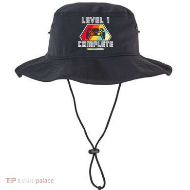 Level 1 Complete 1 Anniversary 1st Wedding Anniversary Gamer Gift Bucket Hat