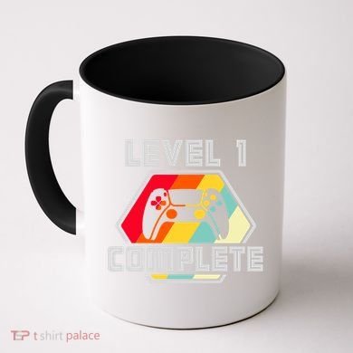 Level 1 Complete 1 Anniversary 1st Wedding Anniversary Gamer Gift Coffee Mug