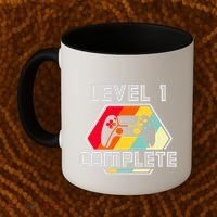 Level 1 Complete 1 Anniversary 1st Wedding Anniversary Gamer Gift Coffee Mug thumb 2