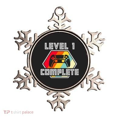 Level 1 Complete 1 Anniversary 1st Wedding Anniversary Gamer Gift Ornament