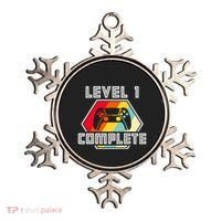Level 1 Complete 1 Anniversary 1st Wedding Anniversary Gamer Gift Ornament thumb 0