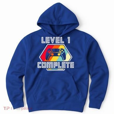 Level 1 Complete 1 Anniversary 1st Wedding Anniversary Gamer Gift Hoodie
