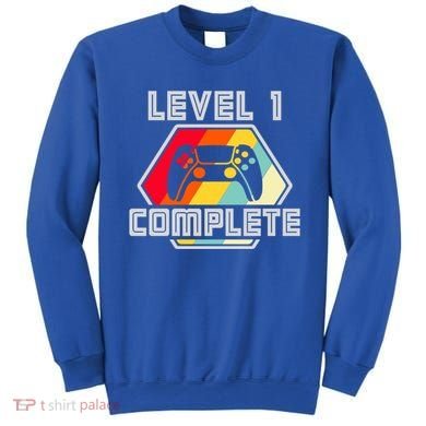 Level 1 Complete 1 Anniversary 1st Wedding Anniversary Gamer Gift Sweatshirt