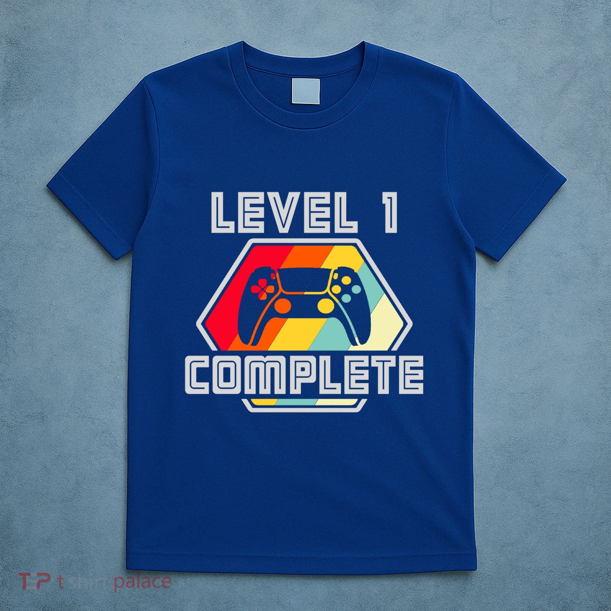 Level 1 Complete 1 Anniversary 1st Wedding Anniversary Gamer Gift T-Shirt
