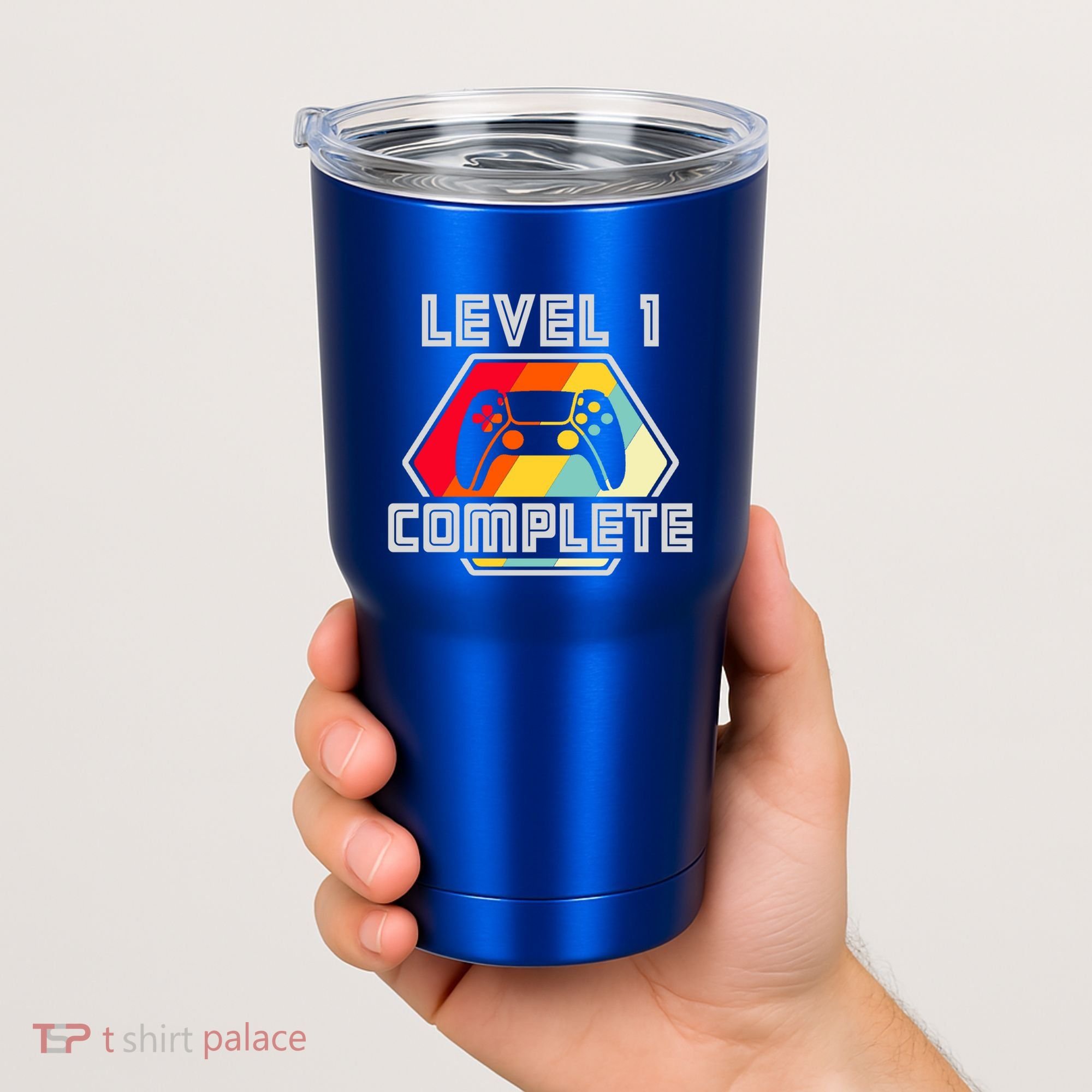 Level 1 Complete 1 Anniversary 1st Wedding Anniversary Gamer Gift Tumbler