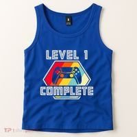 Level 1 Complete 1 Anniversary 1st Wedding Anniversary Gamer Gift Tank Top thumb 2