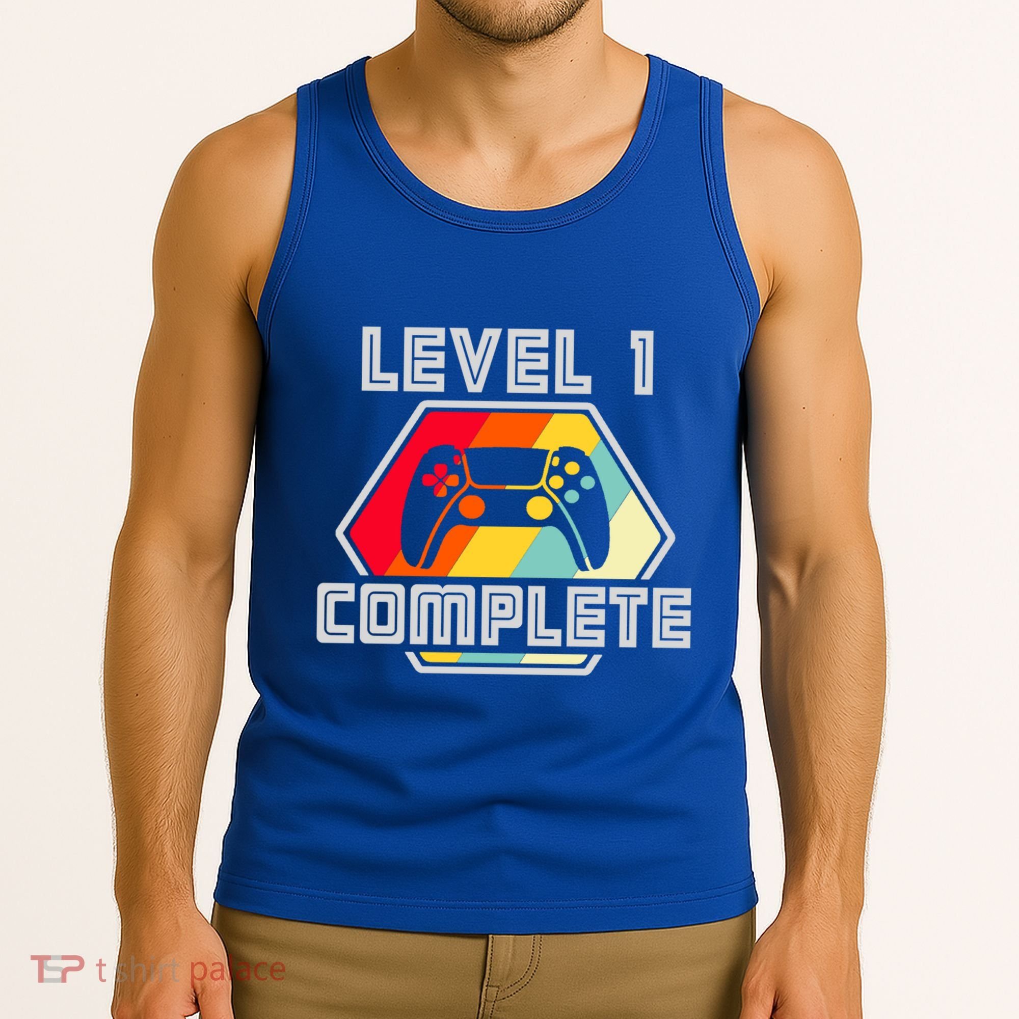 Level 1 Complete 1 Anniversary 1st Wedding Anniversary Gamer Gift Tank Top