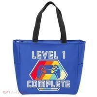 Level 1 Complete 1 Anniversary 1st Wedding Anniversary Gamer Gift Tote Bag thumb 0
