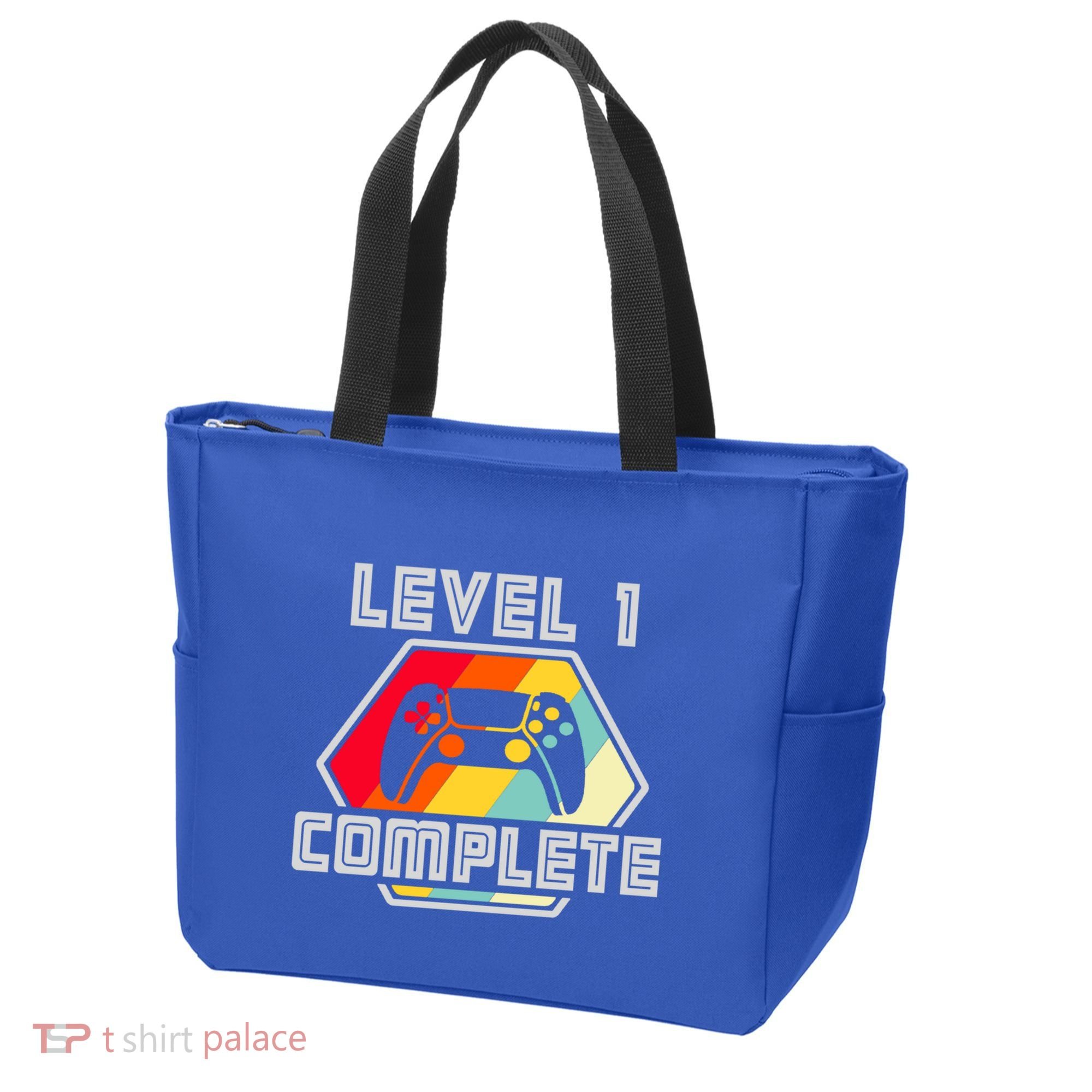 Level 1 Complete 1 Anniversary 1st Wedding Anniversary Gamer Gift Tote Bag