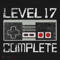 Level 17 Complete 17 Year 17th Wedding Anniversary Long Sleeve Shirt thumb 2