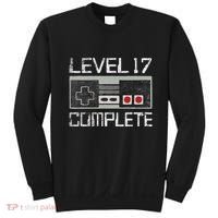 Level 17 Complete 17 Year 17th Wedding Anniversary Sweatshirt thumb 0