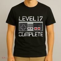 Level 17 Complete 17 Year 17th Wedding Anniversary T-Shirt thumb 3