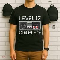 Level 17 Complete 17 Year 17th Wedding Anniversary T-Shirt thumb 6
