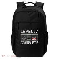 Level 17 Complete 17 Year 17th Wedding Anniversary Backpack thumb 0