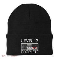 Level 17 Complete 17 Year 17th Wedding Anniversary Beanie thumb 0