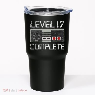 Level 17 Complete 17 Year 17th Wedding Anniversary Tumbler