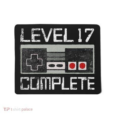 Level 17 Complete 17 Year 17th Wedding Anniversary Mousepad