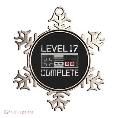 Level 17 Complete 17 Year 17th Wedding Anniversary Ornament