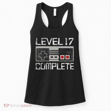 Level 17 Complete 17 Year 17th Wedding Anniversary Women's Tank Top