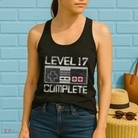 Level 17 Complete 17 Year 17th Wedding Anniversary Women's Tank Top thumb 2