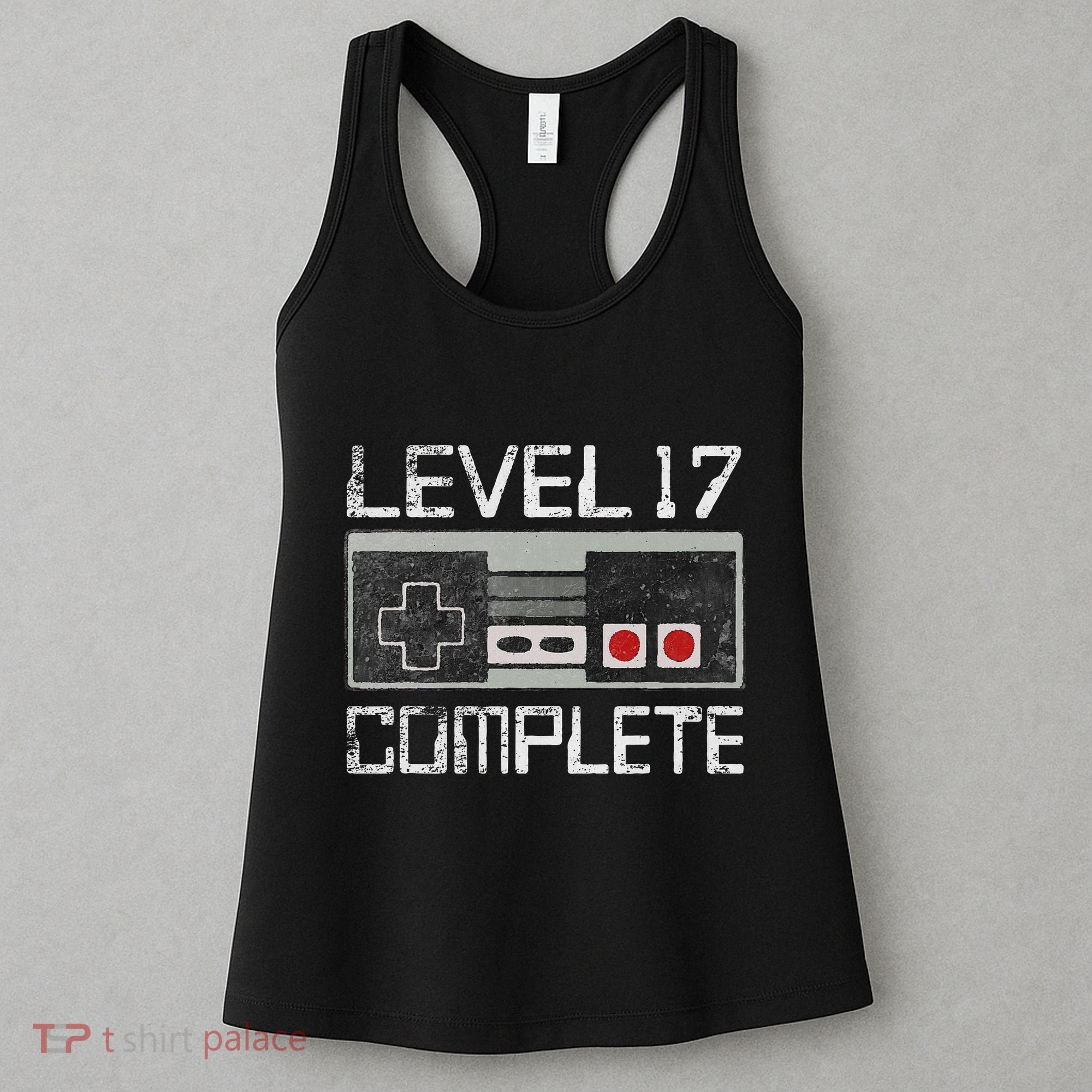 Level 17 Complete 17 Year 17th Wedding Anniversary Women's Tank Top