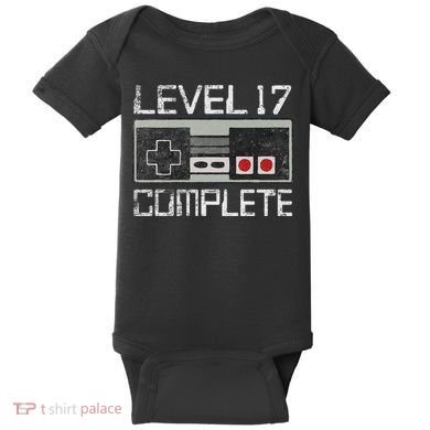 Level 17 Complete 17 Year 17th Wedding Anniversary Baby Bodysuit