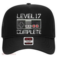 Level 17 Complete 17 Year 17th Wedding Anniversary Hat thumb 0