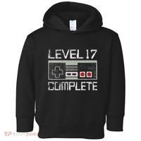 Level 17 Complete 17 Year 17th Wedding Anniversary Toddler Hoodie thumb 0
