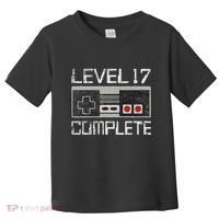 Level 17 Complete 17 Year 17th Wedding Anniversary Toddler T-Shirt thumb 0