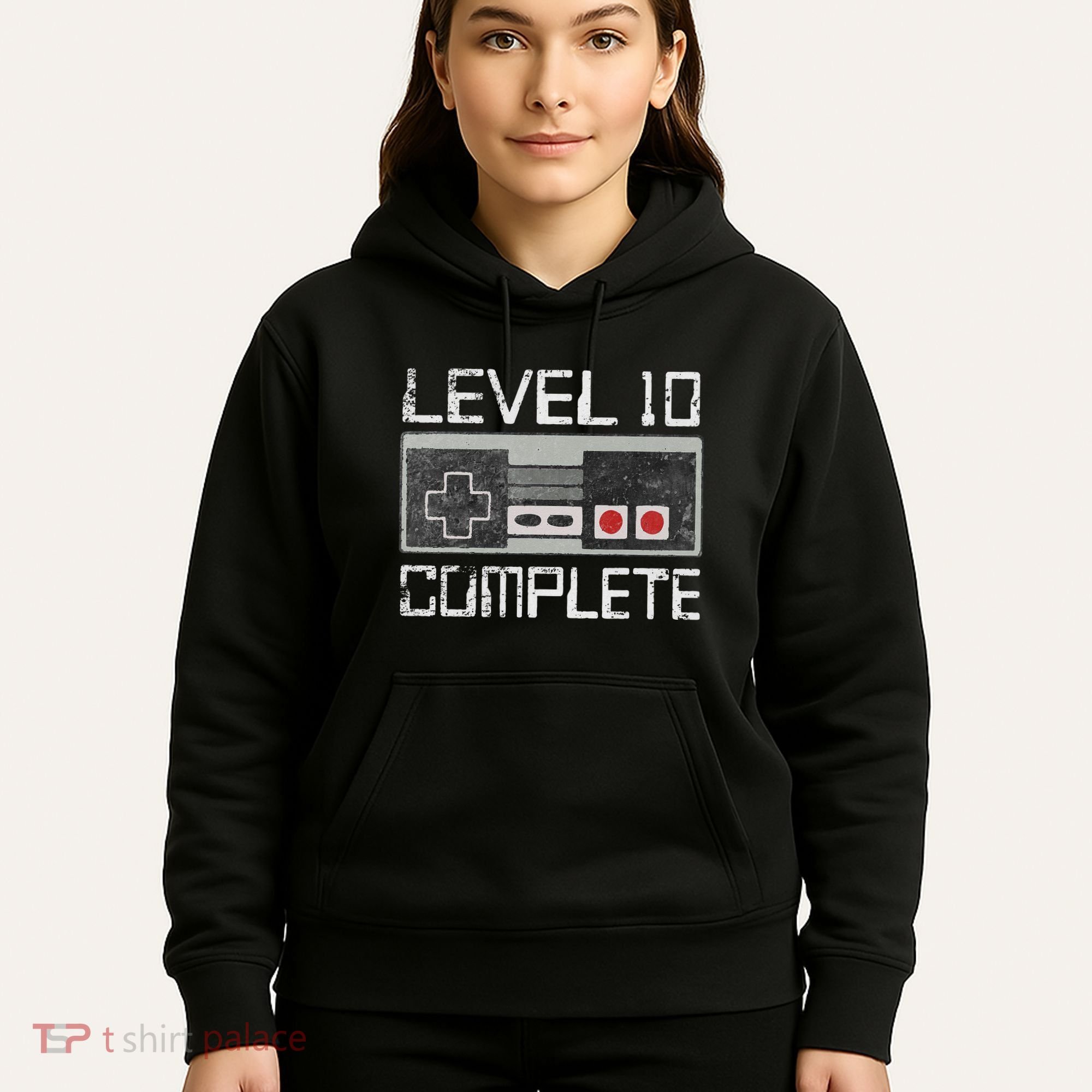 Level 10 Complete 10 Year 10th Wedding Anniversary For Him Hoodie