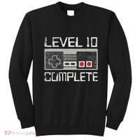 Level 10 Complete 10 Year 10th Wedding Anniversary For Him Sweatshirt thumb 0