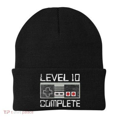 Level 10 Complete 10 Year 10th Wedding Anniversary For Him Beanie