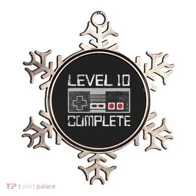 Level 10 Complete 10 Year 10th Wedding Anniversary For Him Ornament
