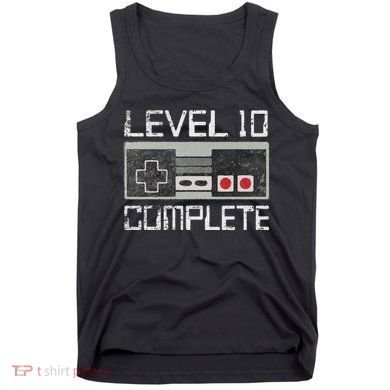 Level 10 Complete 10 Year 10th Wedding Anniversary For Him Tank Top
