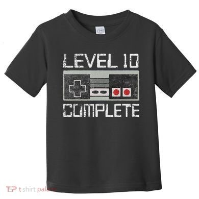 Level 10 Complete 10 Year 10th Wedding Anniversary For Him Toddler T-Shirt