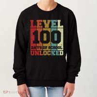 Level 100 Days Of School Unlocked Funny School Women's Sweatshirt thumb 0