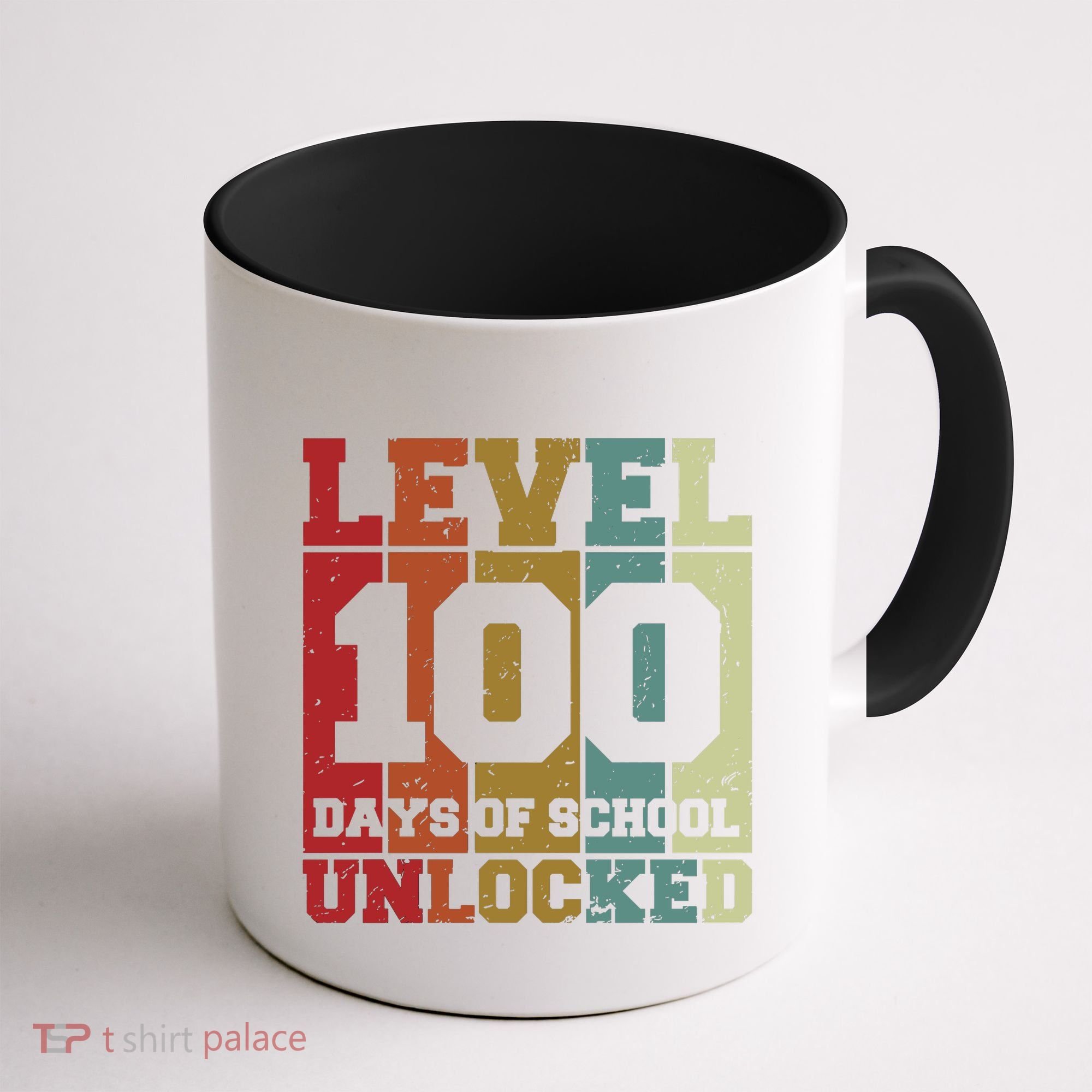 Level 100 Days Of School Unlocked Funny School Coffee Mug