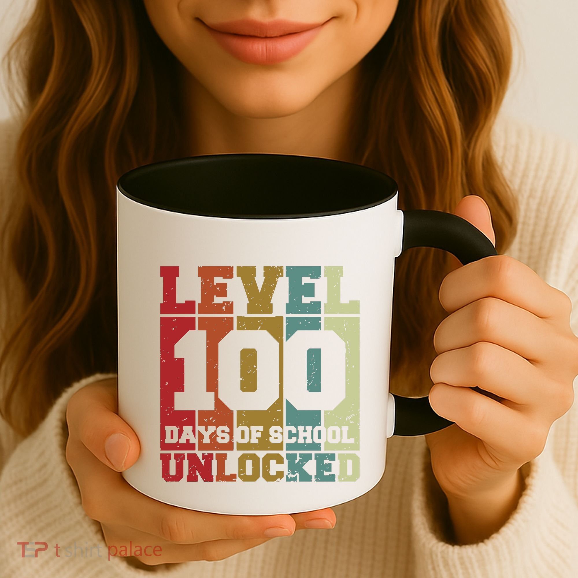 Level 100 Days Of School Unlocked Funny School Coffee Mug