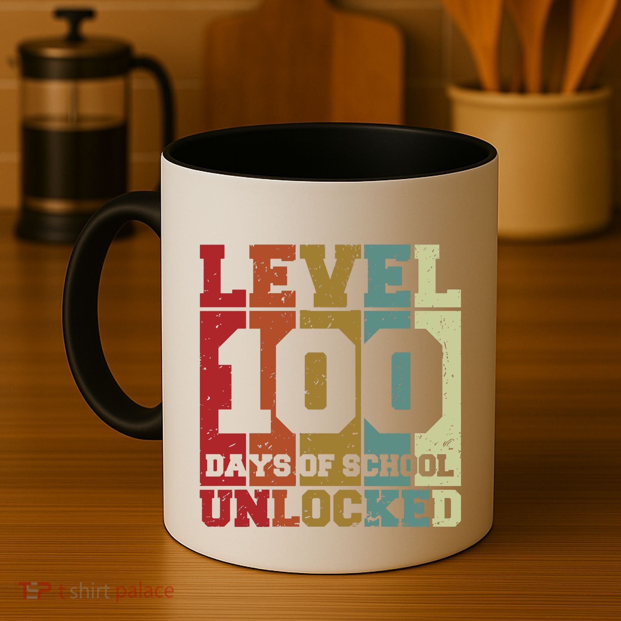 Level 100 Days Of School Unlocked Funny School Coffee Mug