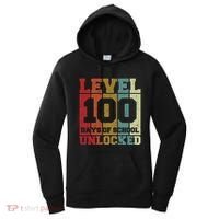 Level 100 Days Of School Unlocked Funny School Women's Hoodie thumb 0