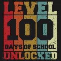 Level 100 Days Of School Unlocked Funny School Women's Hoodie thumb 2