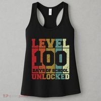 Level 100 Days Of School Unlocked Funny School Women's Tank Top thumb 3
