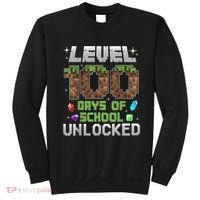 Level 100 Days Of School Unlock Gamer 100th Day Sweatshirt thumb 0