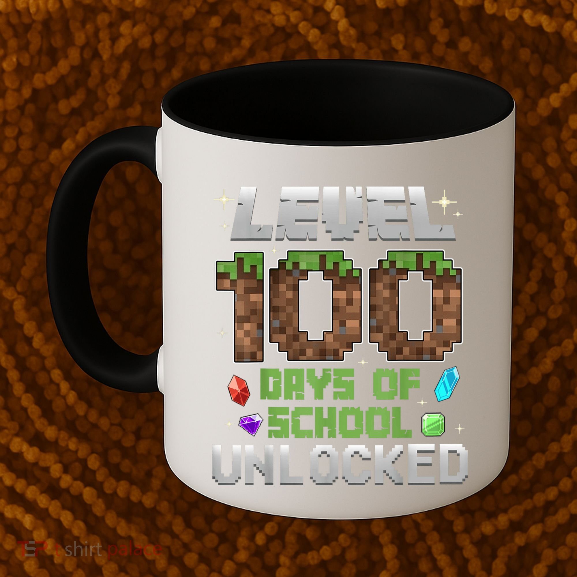 Level 100 Days Of School Unlock Gamer 100th Day Coffee Mug