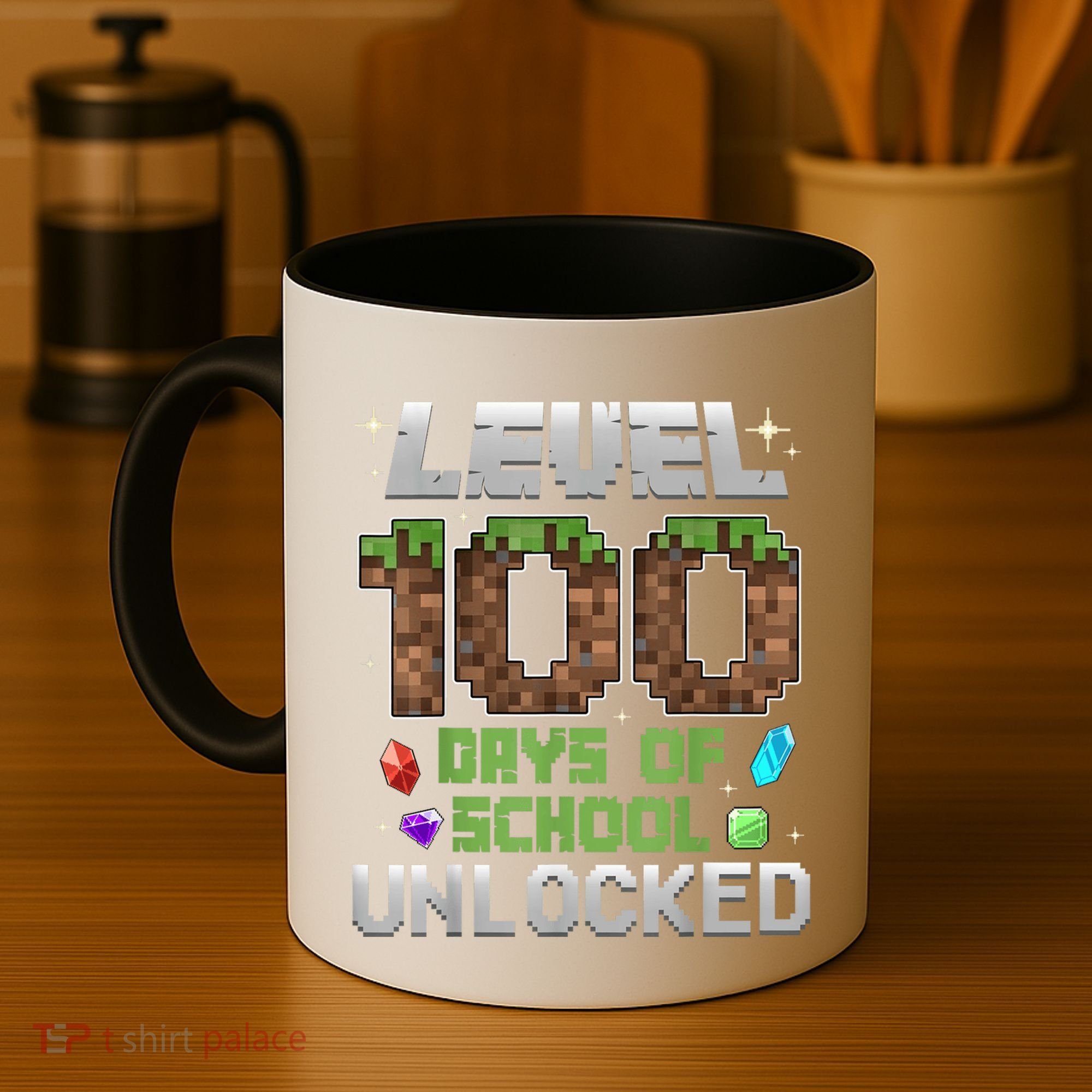 Level 100 Days Of School Unlock Gamer 100th Day Coffee Mug