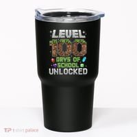 Level 100 Days Of School Unlock Gamer 100th Day Tumbler thumb 0