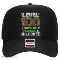 Level 100 Days Of School Unlock Gamer 100th Day Hat thumb 0