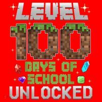 Level 100 Days Of School Unlock Gamer 100th Day Santa Hat thumb 1